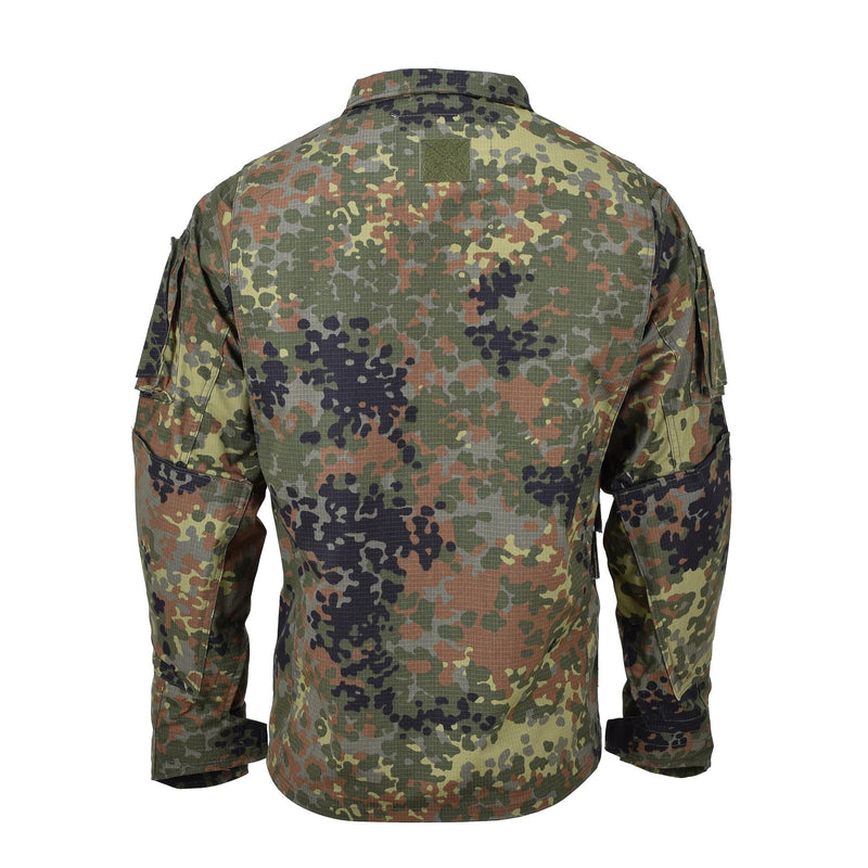 Veste de terrain de style armée allemande de marque TACGEAR, chemises tactiques commando Flecktran