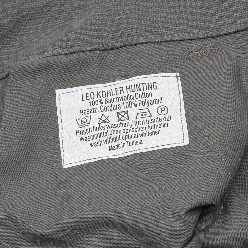 Pantalon de travail Leo Kohler Pantalon de travail de qualité cargo robuste renforcé en Cordura