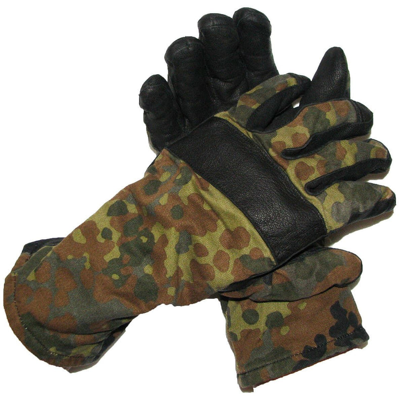 Gants de combat de camouflage flecktarn authentiques de l'armée allemande BW, équipement militaire polyvalent