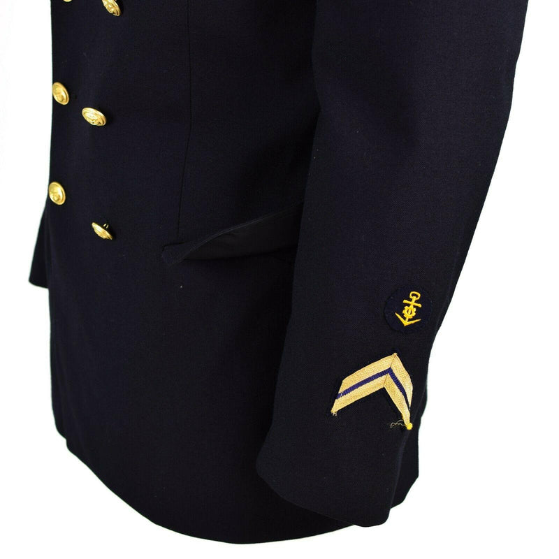 Veste de costume originale des Marines de l'armée allemande bleu marine uniforme militaire formel