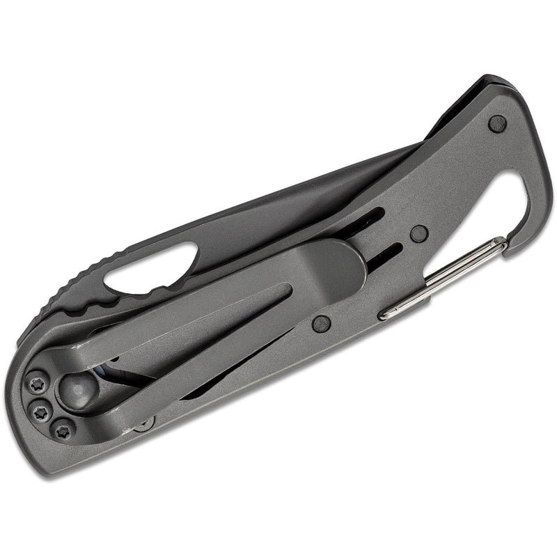 Couteau pliant Fox Knives avec revêtement en titane noir et manche en aluminium en acier 440