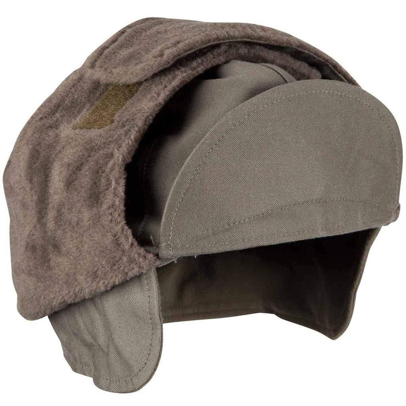 Véritable casquette militaire d'hiver de l'armée allemande, chapeau OD vert olive, chaud et froid