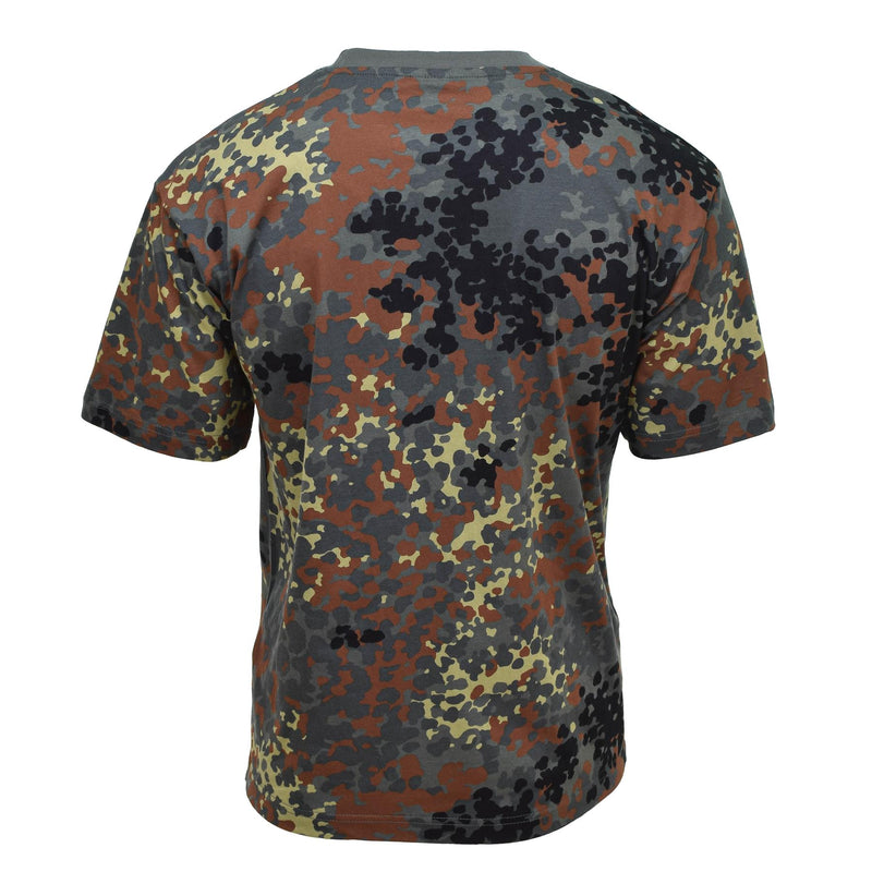 T-shirts de sport de style militaire américain MFH BW camouflage léger et respirant