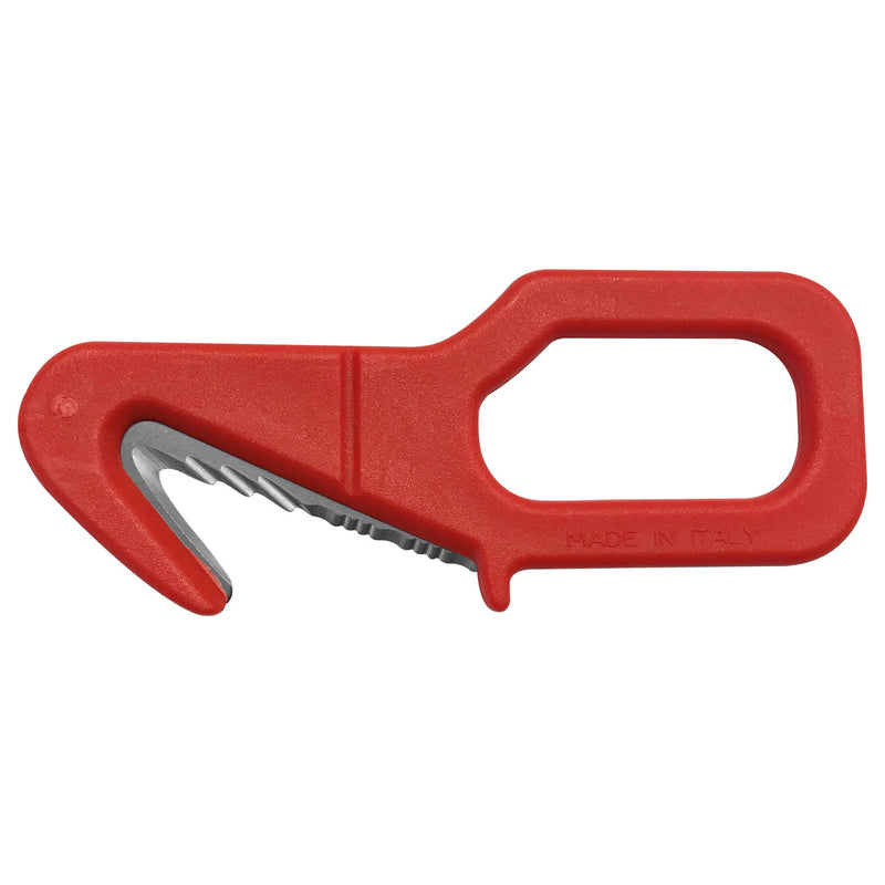 Couteau de sécurité Fox Knives RESCUE EMERGENCY TOOL Couteau de sécurité en acier inoxydable AISI 420 Rouge