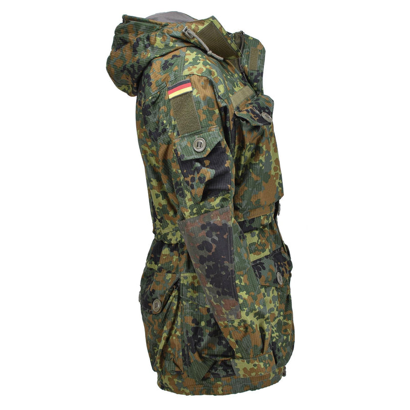 Veste militaire ripstop Leo Kohler en cordura tactique camouflage flecktarn