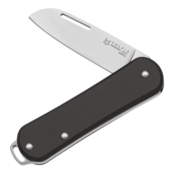 Couteau de poche pliant Fox Knives VULPIS FX-VP108 BK en acier inoxydable N690Co noir