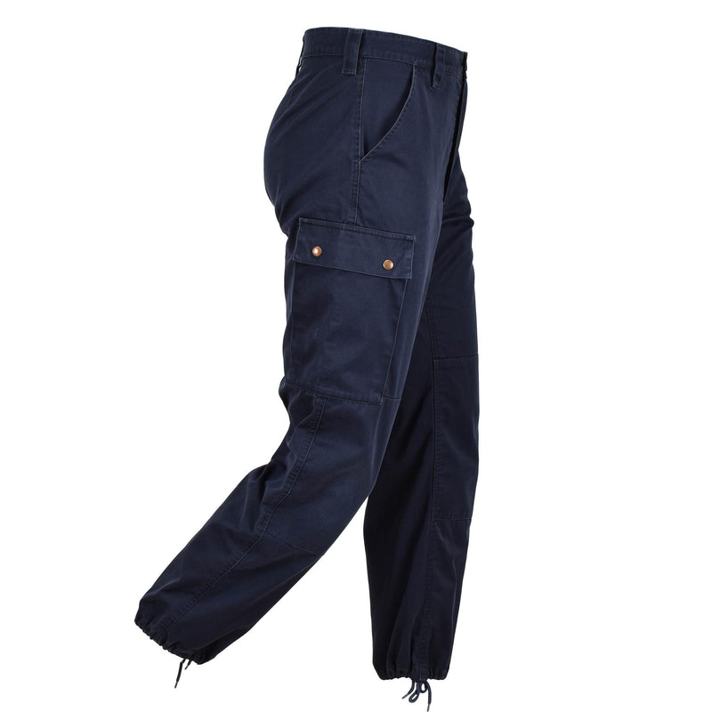 Pantalon de travail bleu militaire original de la police française modèle F1