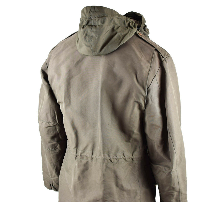 Véritable veste de combat de l'armée autrichienne M65 GoreTex militaire olive Parka imperméable