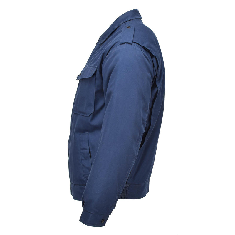 Veste militaire néerlandaise originale doublure matelassée amovible bleu surplus des Pays-Bas