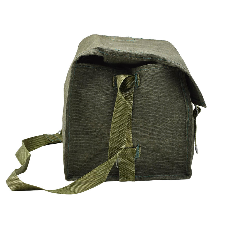 Sac à pain rétro original de l'armée polonaise vintage vert olive Haversack NEUF