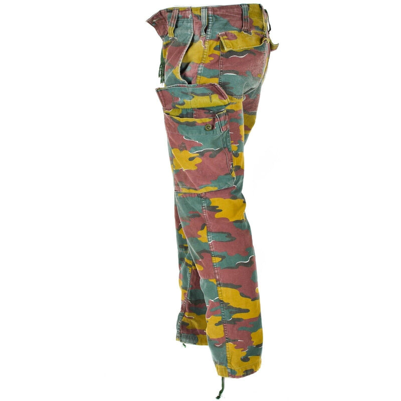 Pantalon de combat militaire M90 ​​de l'armée belge d'origine Pantalon JIGSAW surplus