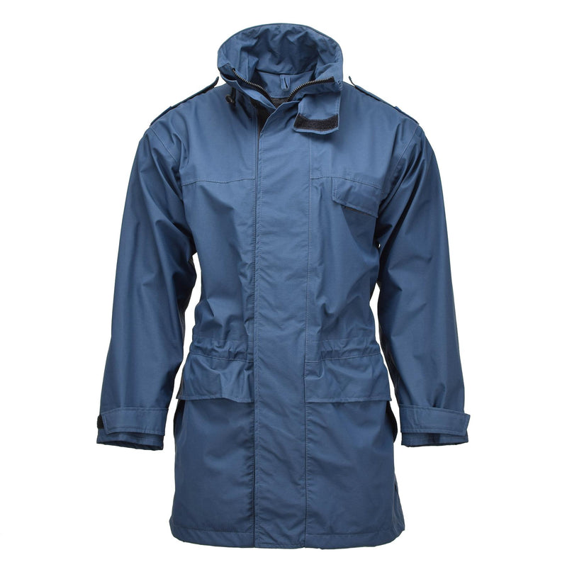 Veste de pluie originale des forces aériennes royales britanniques en Goretex, manteau de pluie RAF bleu