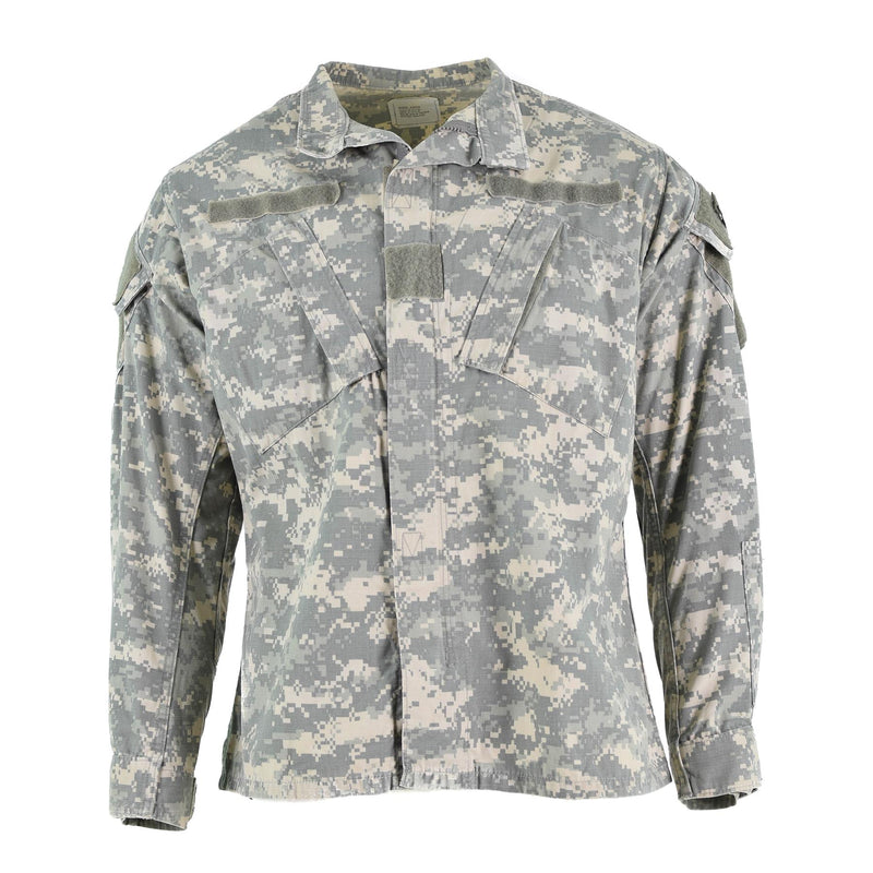 Veste de terrain authentique des troupes de l'armée américaine BDU chemises de camouflage numérique ACU édition militaire