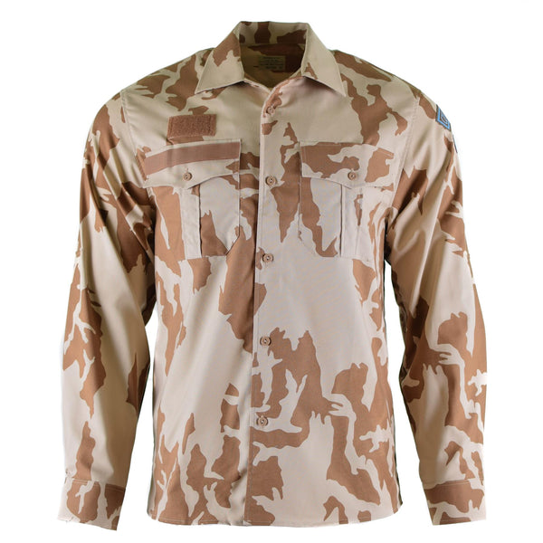 Véritable chemise de l'armée tchèque camouflage désert 95 uniforme de campagne surplus militaire NEUF