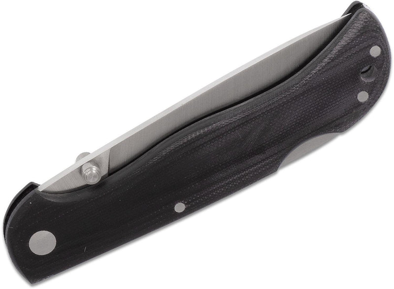 Couteau de poche pliant Fox Knives Brand Italy modèle 500 noir en acier inoxydable