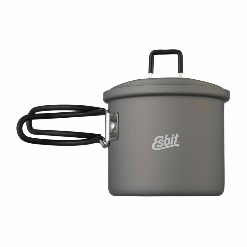 Pot léger de l'esbit 625 ml Camping Hard anodisé en aluminium Poignée gris