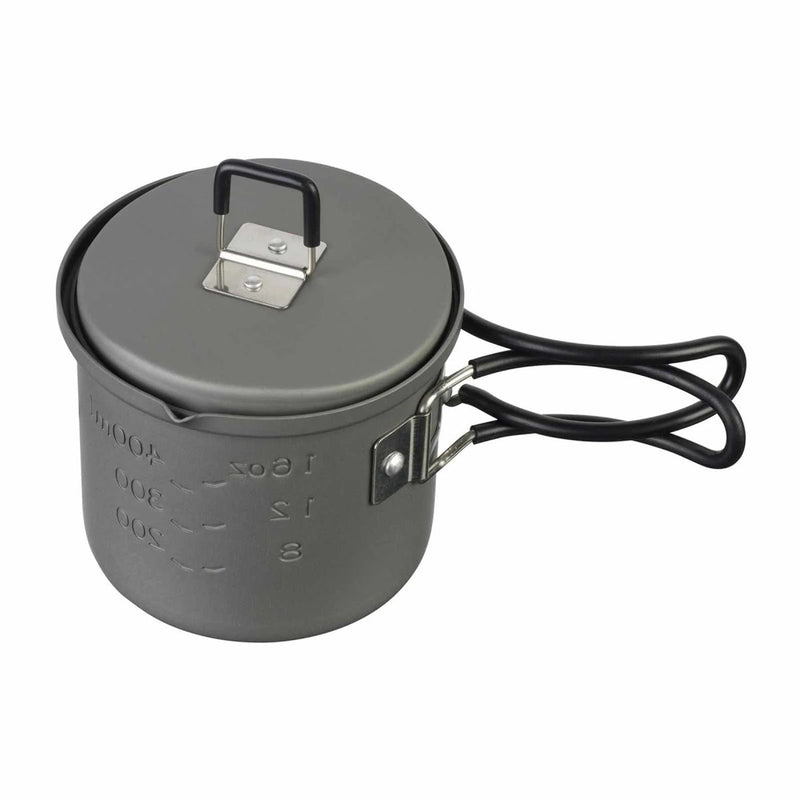 Pot léger de l'esbit 625 ml Camping Hard anodisé en aluminium Poignée gris