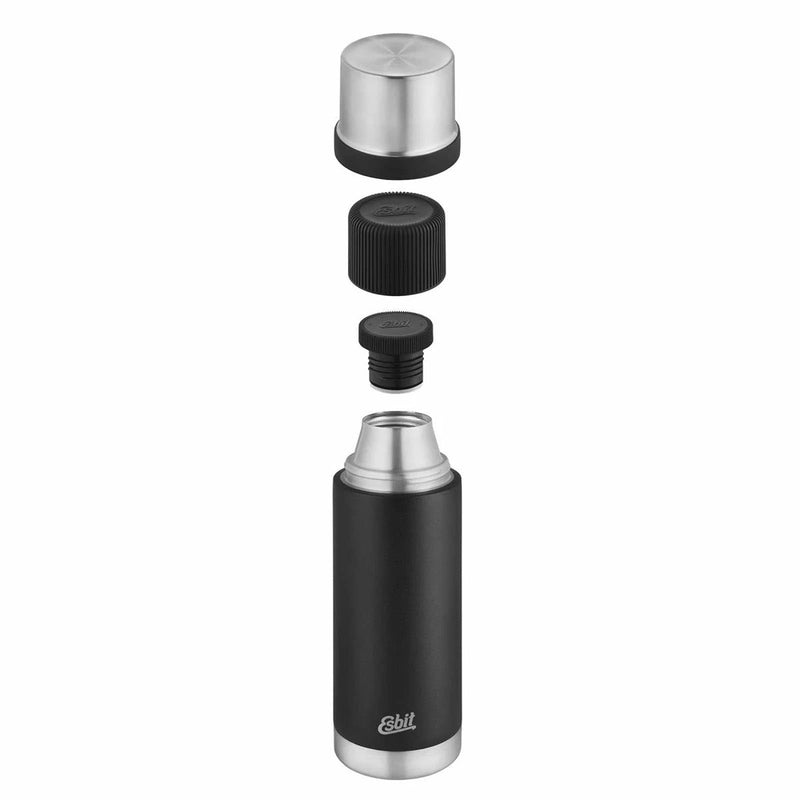 Sculpteur Esbit Facuum Flask 1L BPA BPA Free Inneildless en acier de fuite Black