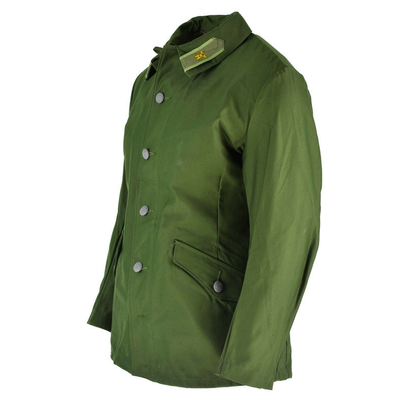 Veste originale de l'armée suédoise M59, uniforme de combat militaire vert