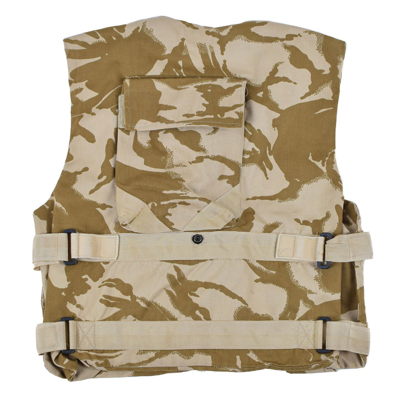 Gilet pare-balles militaire britannique d'origine DPM camouflage tactique du désert