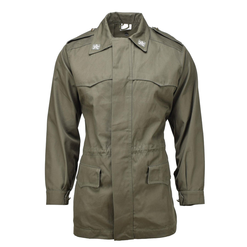 Parka militaire italienne originale avec doublure matelassée amovible olive NEUF