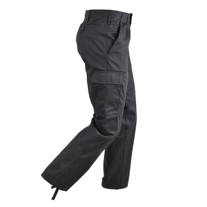 Pantalon en moleskine de style militaire allemand, pantalon d'uniforme de combat noir durable NEUF