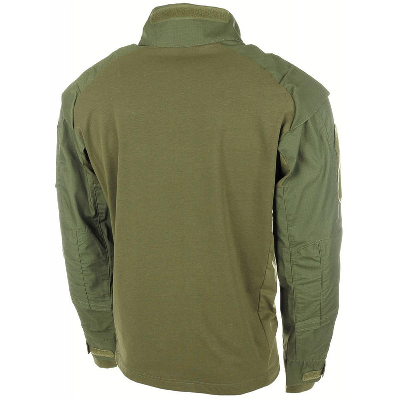 Chemises de combat de style militaire américain de marque MFH à manches longues BDU tactique olive NEUF