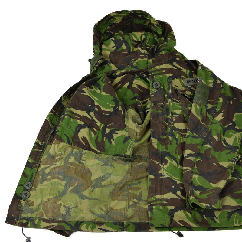 Veste de combat militaire DPM originale de l'armée britannique, parka coupe-vent