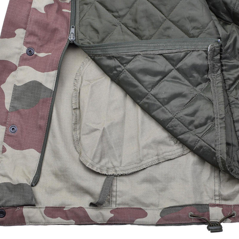 Parka camouflage militaire turque originale en ripstop durable avec doublure amovible tactique