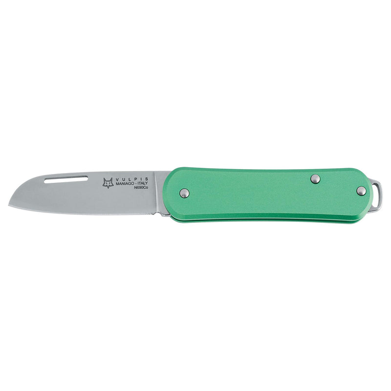 Couteau de poche pliant Fox Knives VULPIS FX-VP108 OD en acier inoxydable N690Co vert