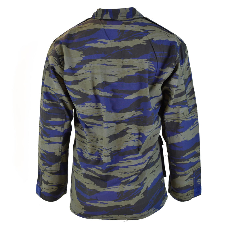 Véritable veste militaire grecque de l'armée de l'air, chemise camouflage en lézard, treillis BDU NEUF