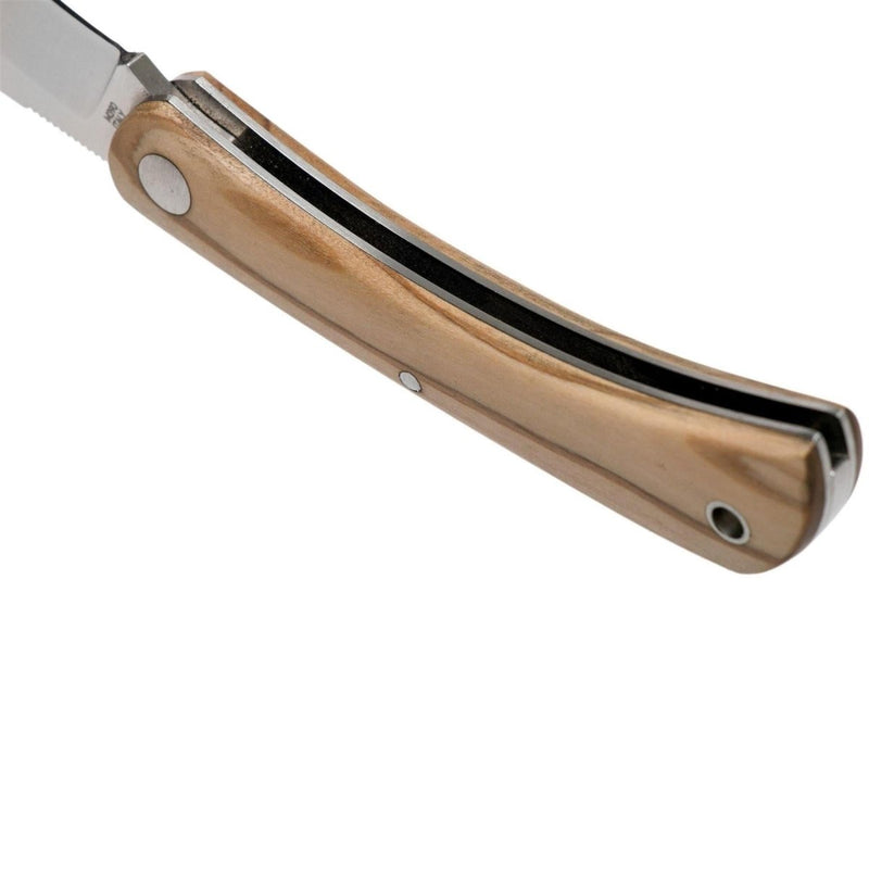 Couteau pliant FoxKnives Brand Italy LIBAR en acier inoxydable M390 avec manche en bois d'olivier