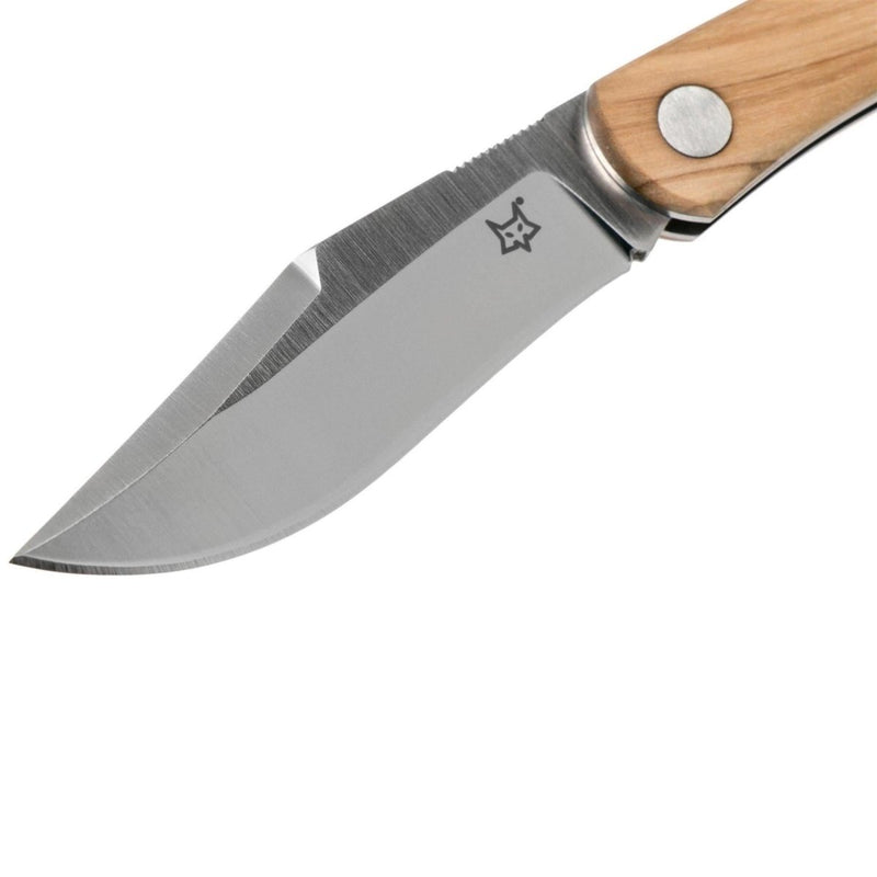 Couteau pliant FoxKnives Brand Italy LIBAR en acier inoxydable M390 avec manche en bois d'olivier