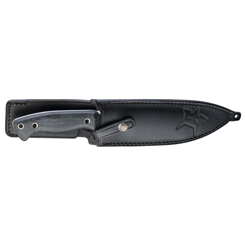 Couteau fixe FoxKnives Couteau de survie tactique EDC en acier inoxydable Niolox