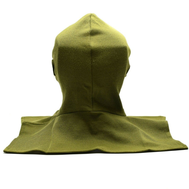 Véritable cagoule militaire britannique, masque facial tactique, couvre-chef, olive