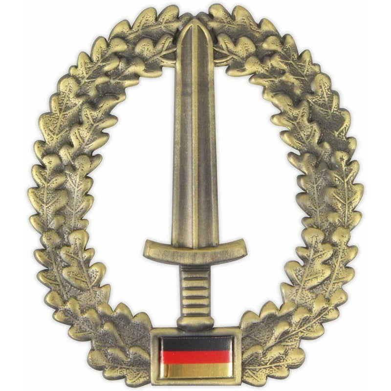 Insigne de béret de l'armée allemande authentique Cocarde Soldats des forces spéciales d'élite