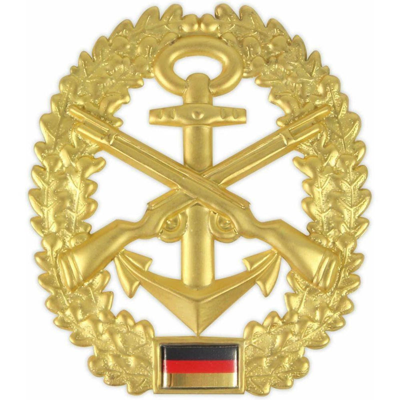 Insigne de béret de l'armée allemande authentique Cocarde Marines de la Force de protection navale