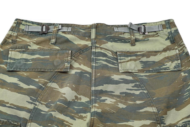 Pantalon BDU authentique de l'armée grecque, camouflage lézard ripstop, pantalon excédentaire militaire grec