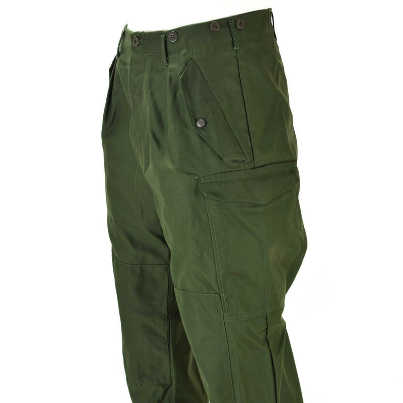 Pantalon de combat M59 de l'armée suédoise authentique, vert militaire