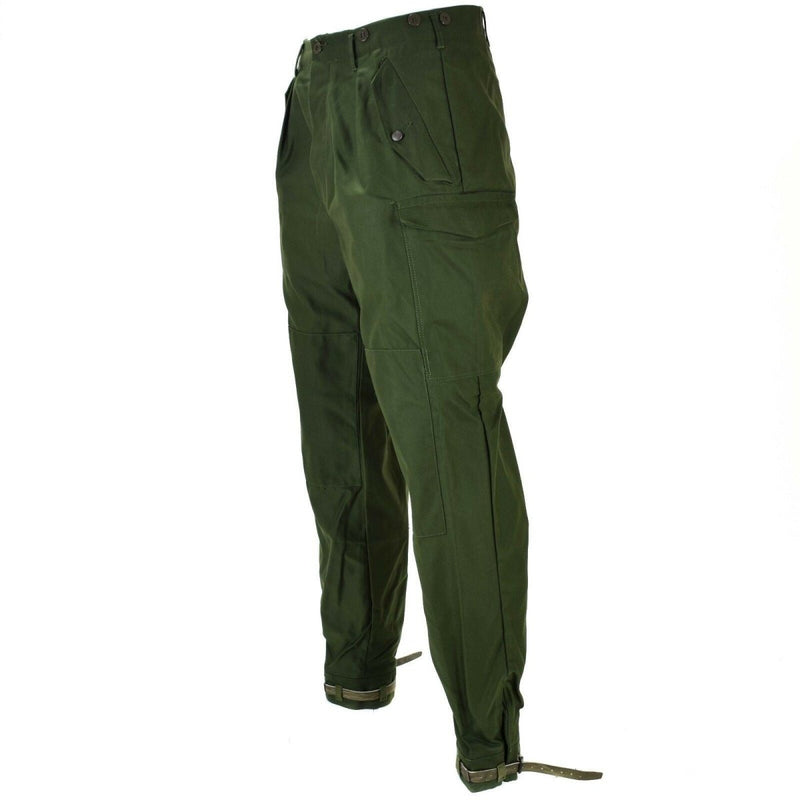 Pantalon de combat M59 de l'armée suédoise authentique, vert militaire