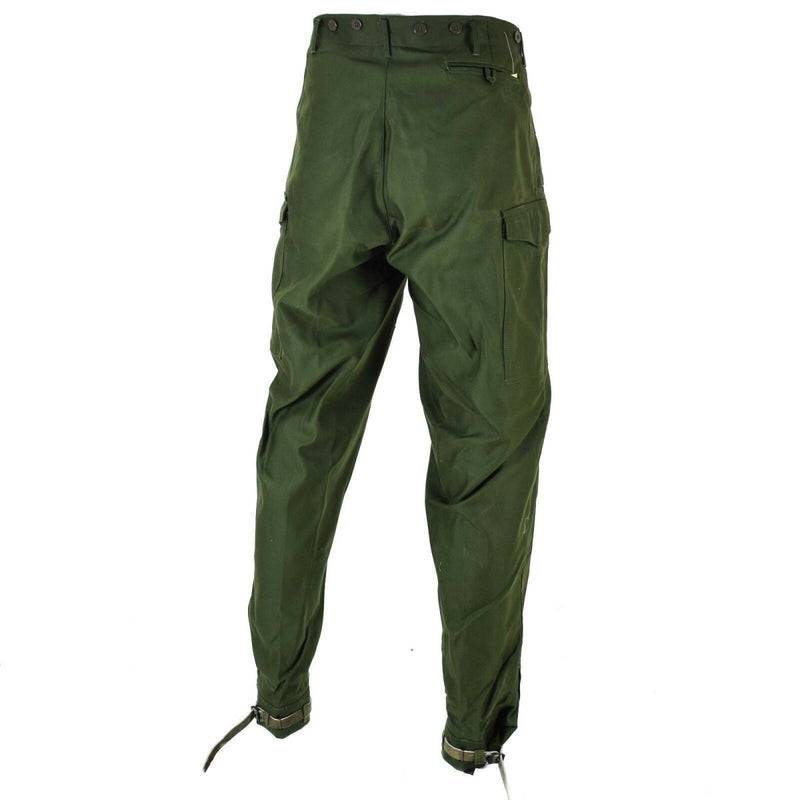 Pantalon de combat M59 de l'armée suédoise authentique, vert militaire