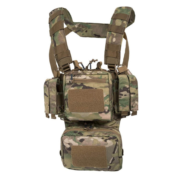 Gilet tactique d'entraînement Helikon-Tex Chest Rig motif camouflage Multicam