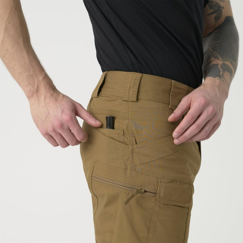 Pantalon tactique urbain Helikon-Tex en polycoton ripstop résistant pour l'extérieur Noir