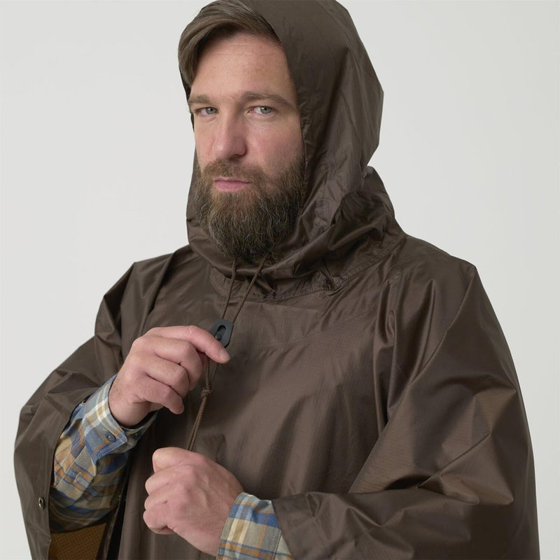 Poncho de pluie tactique léger et imperméable Helikon-Tex modèle US Army