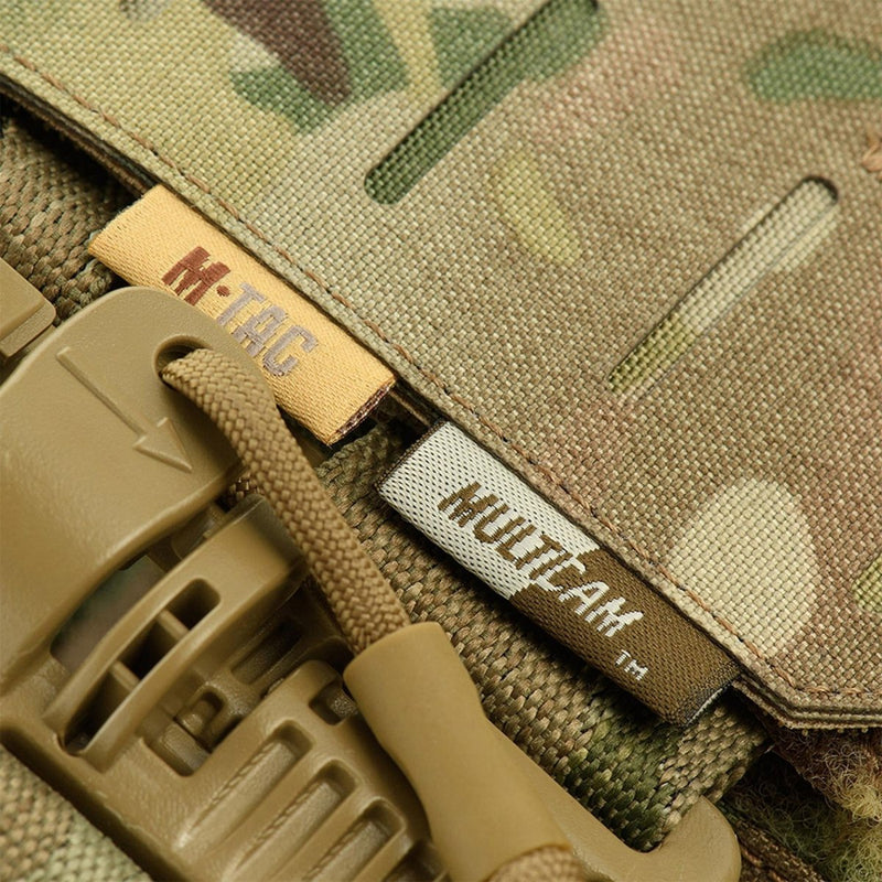 Gilet porte-plaques militaire M-TAC avec porte-chargeurs tactiques à dégagement rapide Multicamo