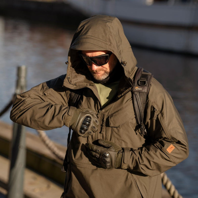 Gants tactiques de style militaire de marque MFH Mission Combat Olive Free Fire Fingers