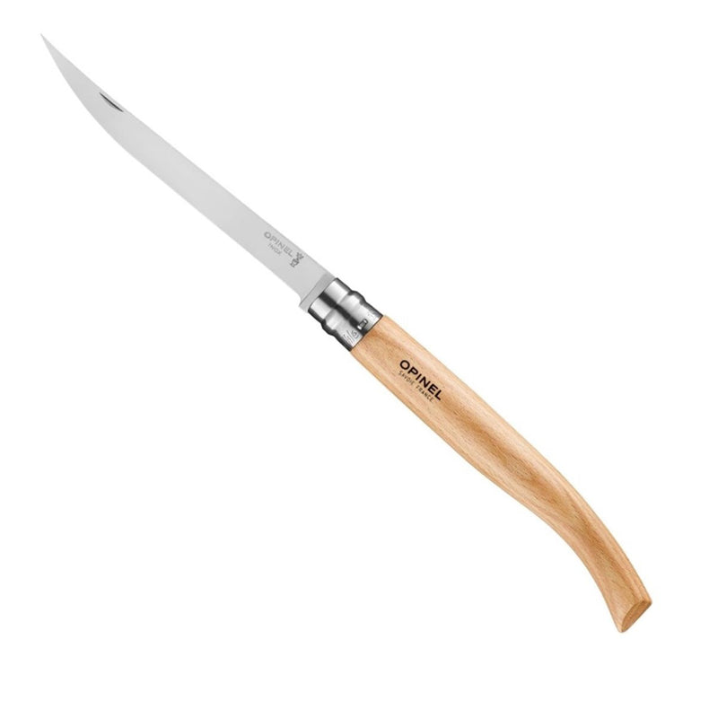 Couteau à fileter Opinel Effilé 15 en hêtre lame pliable en inox