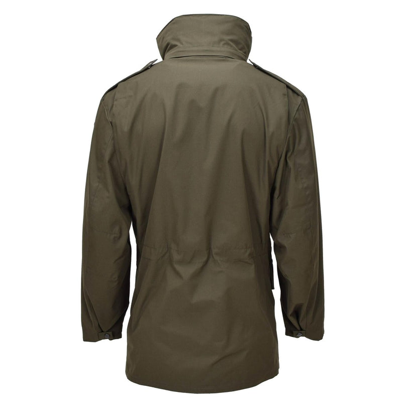 Veste de combat originale autrichienne militaire M65 avec membrane Sympatex imperméable Olive