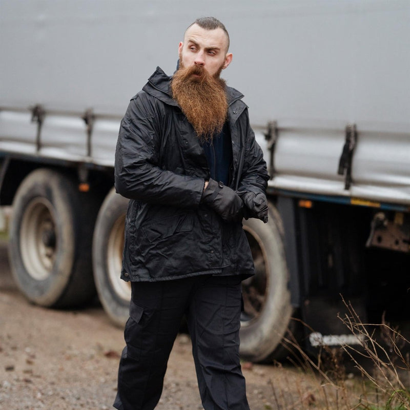 Veste de pluie doublée originale de la police militaire britannique, vêtements de sport d'extérieur imperméables