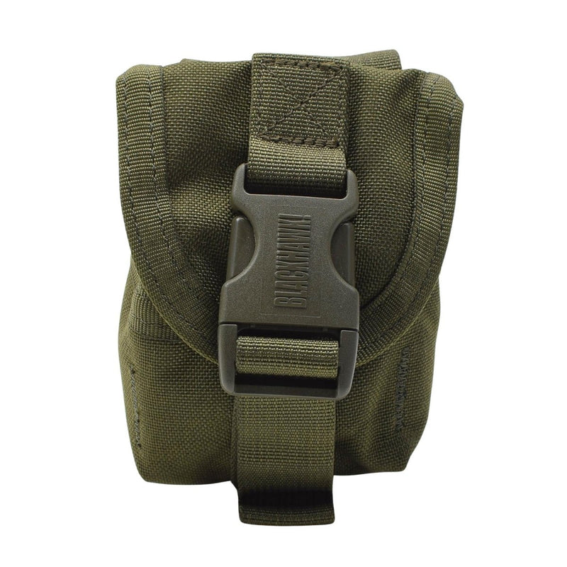 Pochette à grenade unique militaire britannique originale Molle sac tactique de campagne Olive